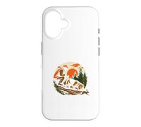Rabbit Hunting Beagle Grandpa Vintage Retro Hound Dog Badge Case for iPhone 16