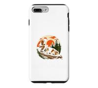 Rabbit Hunting Beagle Grandpa Vintage Retro Hound Dog Badge Case for iPhone 7 Plus/8 Plus