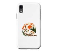 Rabbit Hunting Beagle Grandpa Vintage Retro Hound Dog Badge Case for iPhone XR