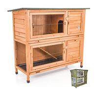 Rabbit Hutch And Cover 4ft Hide Rabbit Run Guinea Pig House by Cozy Pet Ferret Cage Rabbit Hutches in Natural RH04N + RH04C