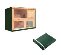 Rabbit Hutch Cover, Universal Rabbit Hutch Cover, Waterproof Rabbit Cage, Double Layer Rabbit Hutch Cover, Windproof, Waterproof, Thermal Cage Cover, 122 cm, Durable 21