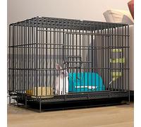 Rabbit Hutch Indoor Bunny Cage, Encrypted And Thickened Design, Strong Load-bearing And Durable, with A Drawable Tray for Easy Cleaning