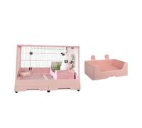 Rabbit Hutch Premium Outdoor Pet Rabbit Cage The Perfect Home Villa & Snuggly Nest for Your Beloved Bunny