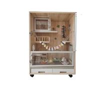 Rabbit Hutch Premium Outdoor Pet Rabbit Cage The Perfect Home Villa & Snuggly Nest for Your Beloved Bunny