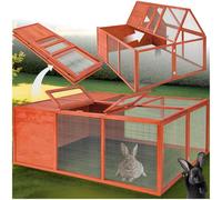 Rabbit Hutch Run Pet Small Hutches Guinea Chicken Runs Free Home Walk Large Pets