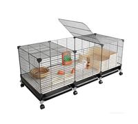 Rabbit Hutch Spacious Outdoor Pet Rabbit Cage - Create a Dream Home Villa with an Inviting Nest for Your Furry Friends