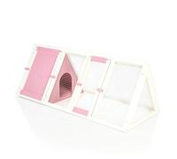 Rabbit Hutch with Run in Pink Hide Run Guinea Pig House by Cozy Pet Ferret Cage Rabbit Hutches in Pink RH05P