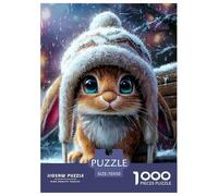 Rabbit Jigsaw Puzzle Adult And Children EduCational Games Home Decoration Rainy Days Fun Activities Birthday Jumbo Age 12+ for Adults 70x50cm/1000pcs