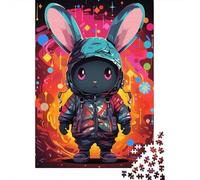 Rabbit Jigsaw Puzzles 1000 Pieces Jigsaw Puzzle for Adults Intellectual Game Jigsaw Puzzle Toys for Adults 1000pcs (75x50cm)