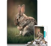Rabbit Jigsaw Puzzles for Adults 1000 Piece Puzzle,Challenging Game And Family Play for Is Ideal As A Gift for The Whole Family 50x75cm