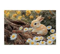 Rabbit Jigsaw Puzzles for Adults 1500, 1500 piece Jigsaw Puzzles for Adults, Challenging Wooden Jigsaws Puzzle for The Whole for Women, Puzzle for Home Wall Decor, Gifts for Women, Theme: Flower R-42