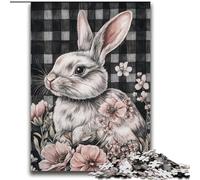 Rabbit JigsawPuzzle 2000 Pieces for Teenagers, Challenging Game And Family Play Parent-child Interaction (70x100cm)