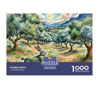 Rabbit Jigsaws Puzzles for Adults 1000 Pieces with Letters on Back Educational Game Animal Challenging Games Creativity & Gift Giving 70x50cm/1000pcs