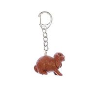 Rabbit Key Ring Chain Keychain Miniblings Easter Bunny Aries Brown