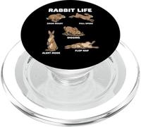 Rabbit Life Cute Bunny Behavior Funny Animal PopSockets PopGrip for MagSafe