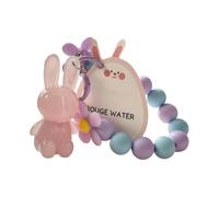 Rabbit Lip Gloss Keyring - Lip Balm & Lip Mask With Moisturizing Sparkling Jelly Formula, Cute Makeup Gift For Girls, Hydrating Lip Glaze (#3, 3ml)