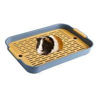 Rabbit Litter Tray,Corner Potty Dish Drainer Box | Small Animal Supplies for Cats, Pigs, Kittens, Chinchillas, Bunnies, Rabbits and Other Small