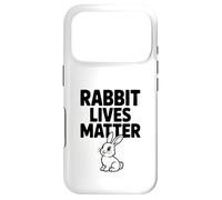 Rabbit Lives Matter Funny Animal Rights Humor Case for iPhone 17 Pro