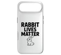 Rabbit Lives Matter Funny Animal Rights Humor Case for iPhone Air