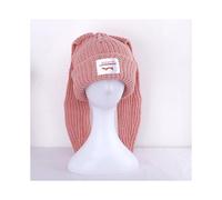 (Rabbit Long Ear Hat Knitted Hat Warm Cap Unisex Cap Beanie Long Ear Hat Bunnyhat) Rabbit Long Ear Hat Knitted Hat Warm Cap Unisex Cap Beanie Long Ear Hat Bunnyhat