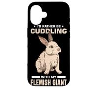 Rabbit Lover Design with Flemish Giant Case for iPhone 16
