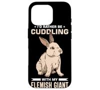 Rabbit Lover Design with Flemish Giant Case for iPhone 16 Pro
