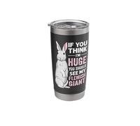 Rabbit Lover Design with Flemish Giant Stainless Steel Insulated Tumbler
