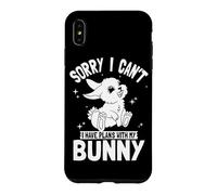 Rabbit Lover Sorry I Can't I Have Plans With My Bunny Case for iPhone XS Max