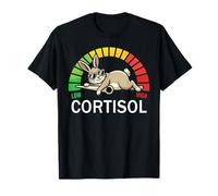Rabbit Low Cortisol Level Meme Reducer Bunny Men and Women T-Shirt
