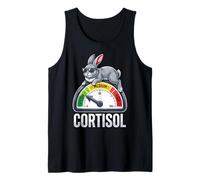 Rabbit Low Cortisol Level Meme Reducer Bunny Men and Women Tank Top