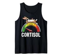Rabbit Low Cortisol Level Meme Reducer Bunny Men and Women Tank Top