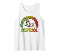 Rabbit Low Cortisol Level Meme Reducer Bunny Men and Women Tank Top