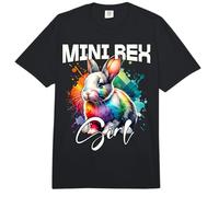 Rabbit Mini Rex Girl Comfort Colors Adult Heavyweight T-Shirt