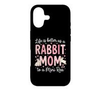 Rabbit Mom Lifes Better As A Rabbit Mom Mini Rex Owner Case for iPhone 17