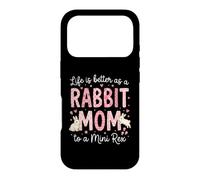 Rabbit Mom Lifes Better As A Rabbit Mom Mini Rex Owner Case for iPhone 17 Pro