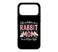 Rabbit Mom Lifes Better As A Rabbit Mom Mini Rex Owner Case for iPhone 17 Pro Max