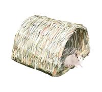Rabbit Nest - Rabbit House, Rabbit Hatch Hideaway, Straw Rabbit Nest Tunnel, Chinchilla, Hamster, Hedgehog, Guinea Pig Tunnel, Handmade Straw Bunny Nest Mortar Toy