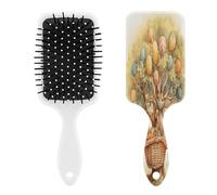 Rabbit on The Tree Massage Comb for Men And Women,Hair Brush for Long, Short,Thin,Curly,Straight,or Wavy,Air Cushion Comb with Handle Gift for Women