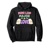 Rabbit Owner Bunny Mom Mini Lop Lover Cute Bunny Pride Pullover Hoodie