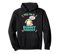 Rabbit Owner Bunny Mom Mini Lop Lover Cute Bunny Pride Pullover Hoodie