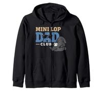 Rabbit Owner Bunny Mom Mini Lop Lover Cute Bunny Pride Zip Hoodie