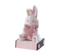 Rabbit Paper Block 3D Notepad 3D Memo Pad Paper Sticky Notes 3D Notepad Craft Building Block Paper Desk Decoration