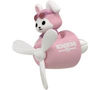 (rabbit) Pilot Car Air Outlet Fragrance Diffuser,Cute Animal Pilot Car Diffuser Vent Clip | Car Perfume with 2 Aromatherapy Tablets, Car Interior Decoration