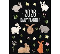 Rabbit Planner 2026: Cute Year Organizer with Bunnies: For an Easy Overview of All Your Appointments! Beautiful Hare Scheduler: January-December (12 Months)