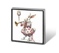 Rabbit Playing The Flute Brooch Pins Lapel Pins for Men Women Badge Button Cover Decorative Jewelry Charms for Hats Bags Backpacks Suits Shirts Scarves Clothing Accessories Banquet Wedding Gift