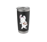 Rabbit Plays American Football Stainless Steel Insulated Tumbler