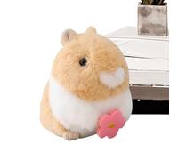 Rabbit Plush Animal - Cartoon Rabbit Hamster with Wagging Tail | Interactive Plush Toy with Twine | Cute and Soft Bedroom Aesthetic Decoration for Living Room