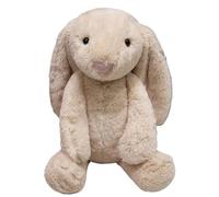 Rabbit Plush, Bunny Stuffed Animal Toy, Lop Eared Rabbit with Bow Tie for Birthdays Chirstmas Home Decor Kids(Beige,40cm/16in)