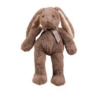 Rabbit Plush, Bunny Stuffed Animal Toy, Lop Eared Rabbit with Bow Tie for Birthdays Chirstmas Home Decor Kids(Brown,30cm/12in)