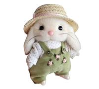 Rabbit Plush - Cuddly Comfort Doll Plush Toy | Easy to Carry Soft Stuffed Bunny Doll Backpack Pendant | Cute Rag Dolls for Kids, Children, Playtime